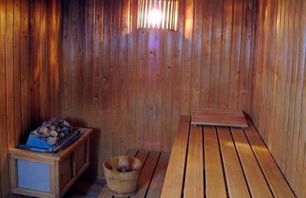 Sauna of Hotel Klastrom in Gyor